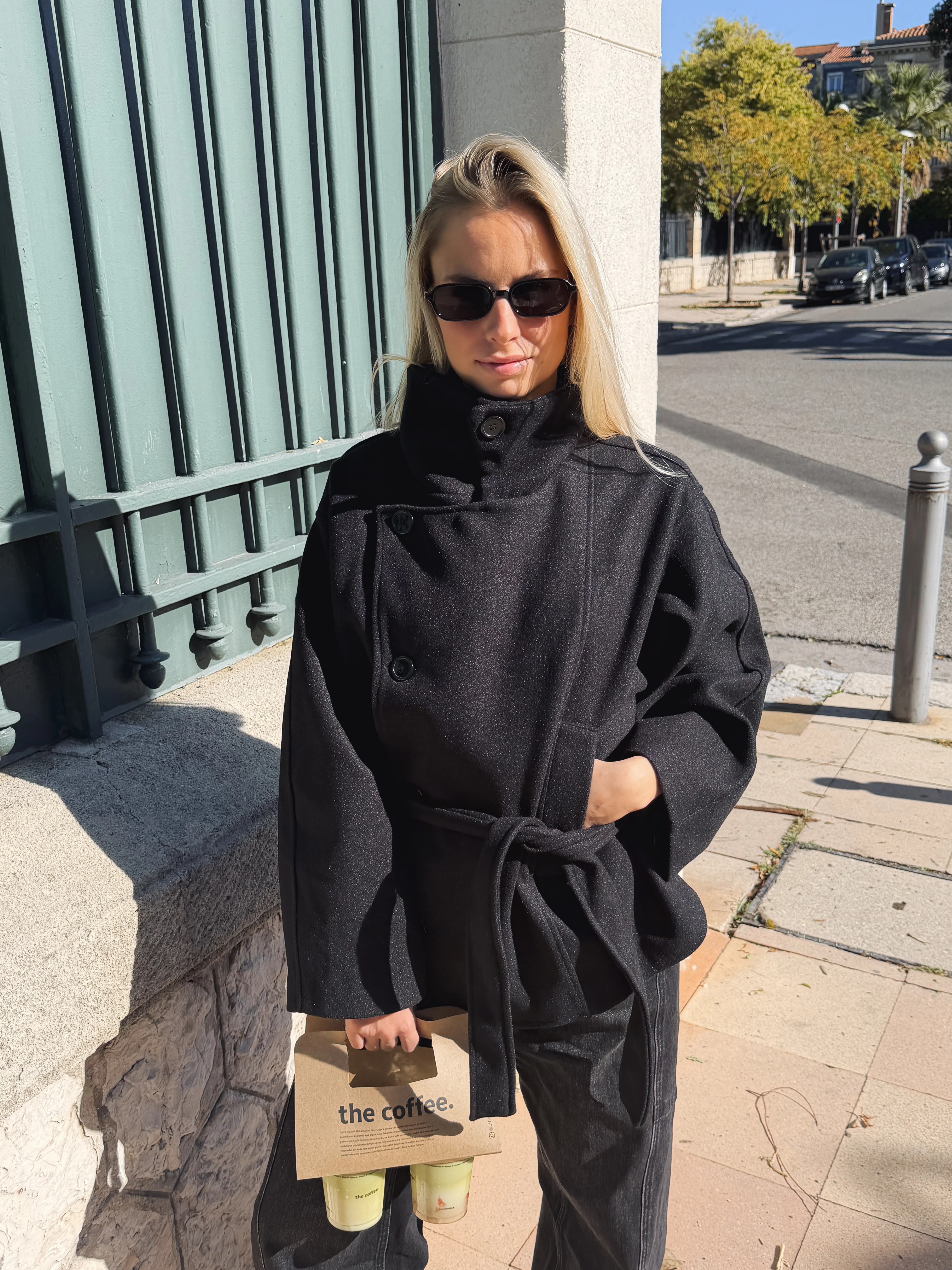 Manteau Roxane noir - Image 5