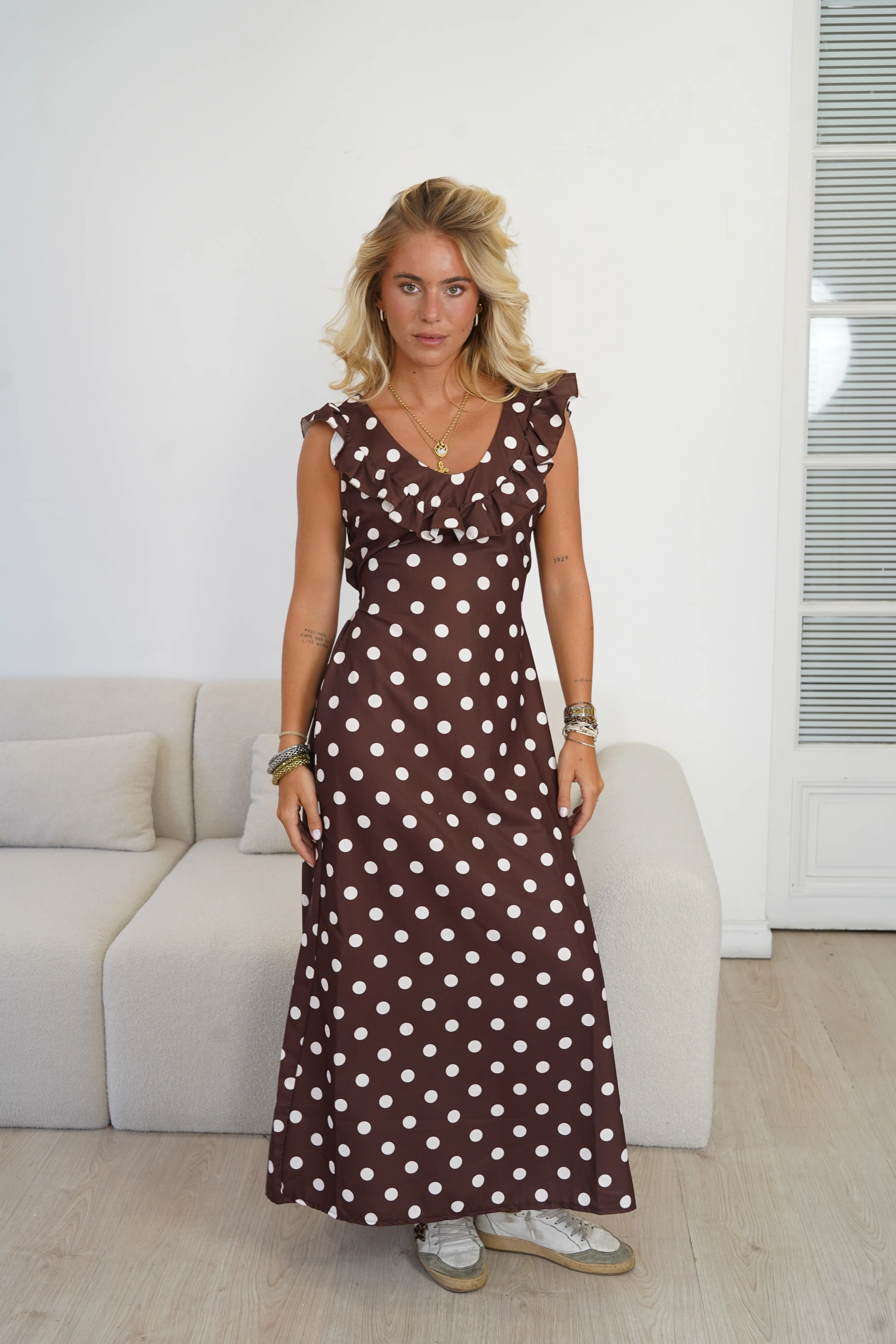 Robe Nata marron - Image 10