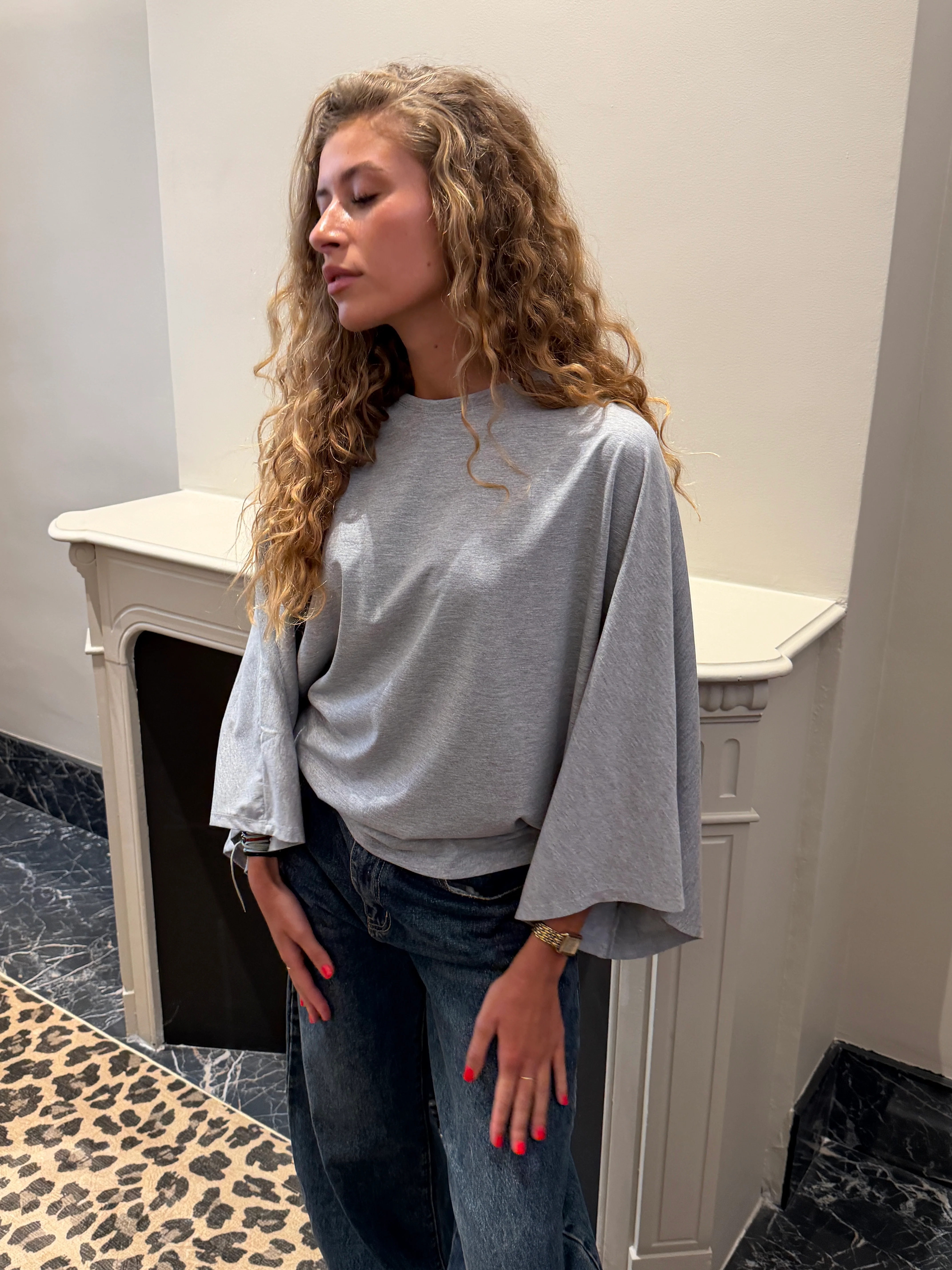 Tee-shirt Ora gris - Image 4