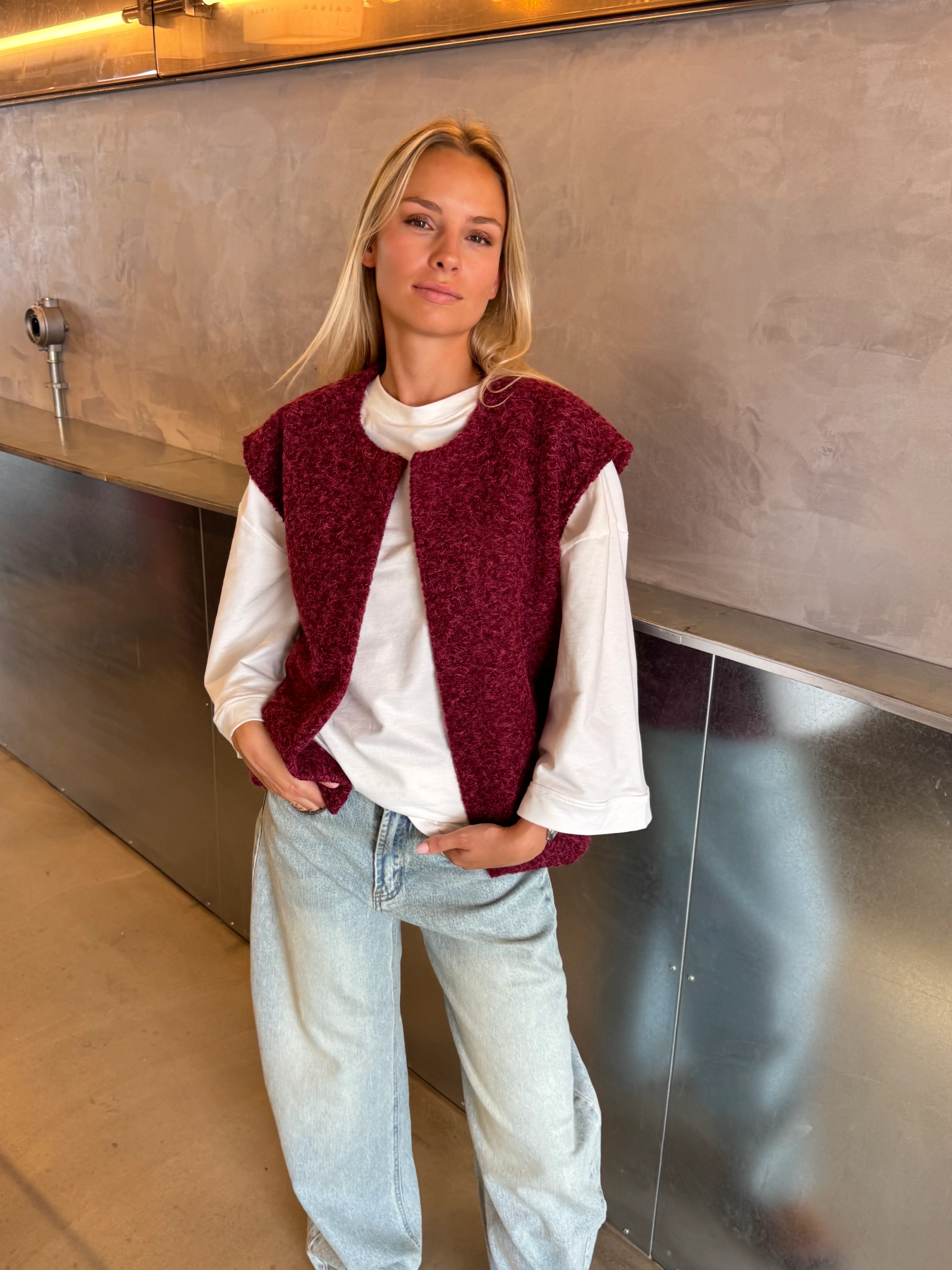 Veste Maddy bordeaux - Image 4
